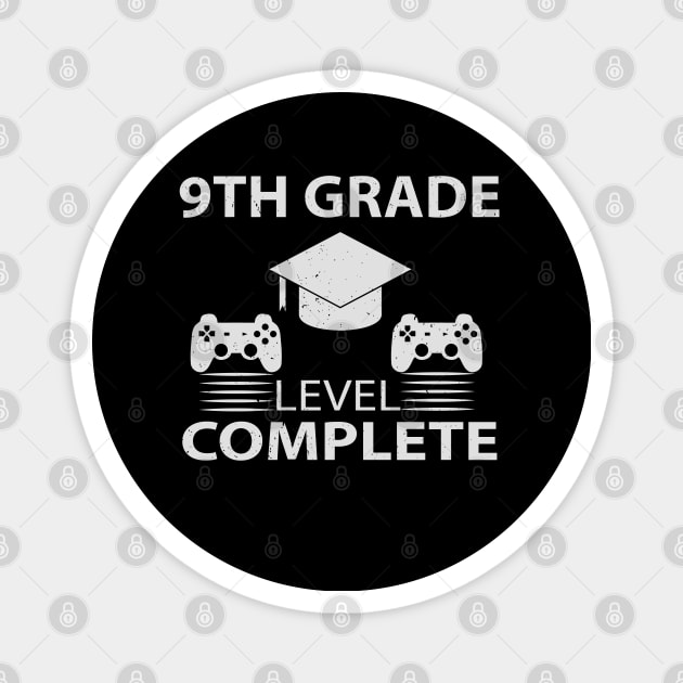 9TH Grade Level Complete Magnet by Hunter_c4 "Click here to uncover more designs"